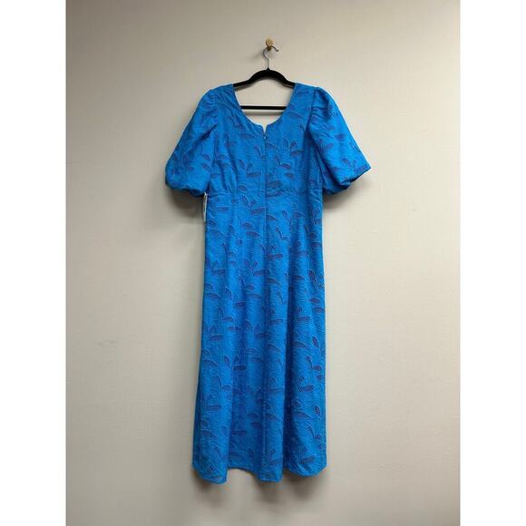 HYACINTH HOUSE Azure Eyelet Ainsley Midi Dress Size XL NWT - Picture 5 of 6